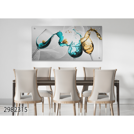 תמונת זכוכית מקורית למטבח או לפינת האוכל מודפסת על זכוכית דגם-2982315