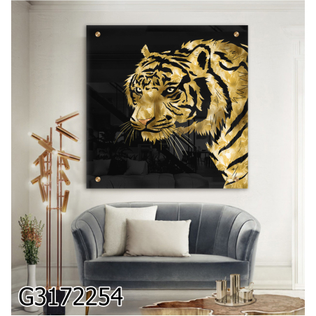 תמונת זכוכית מרובעת תלת מימד דגם G3172254