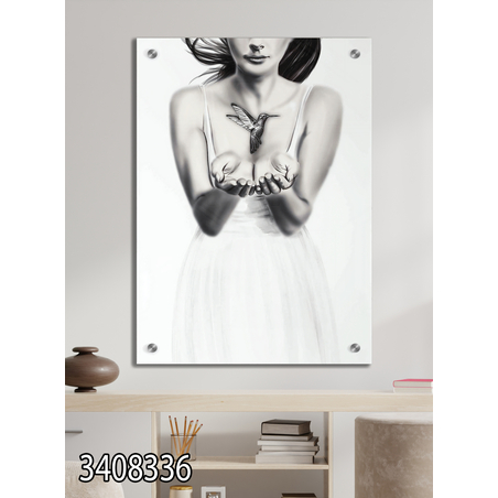 תמונה מעוצבת מקורית מודפסת על זכוכית דגם 3408336