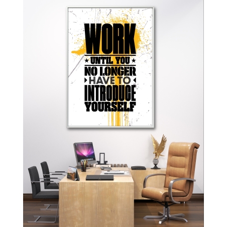 תמונת קנבס בסגנון השראה ומוטיבציה למשרד 