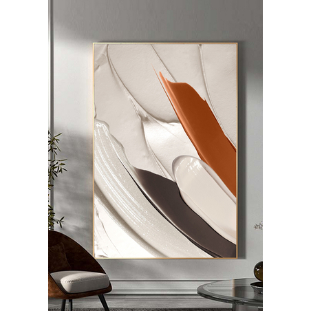 תמונה לסלון או למשרד מודפסת על קנבס כותנה אבסטרקט-מודרני דגם 7249721