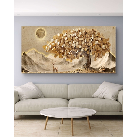 תמונת זכוכית לסלון 