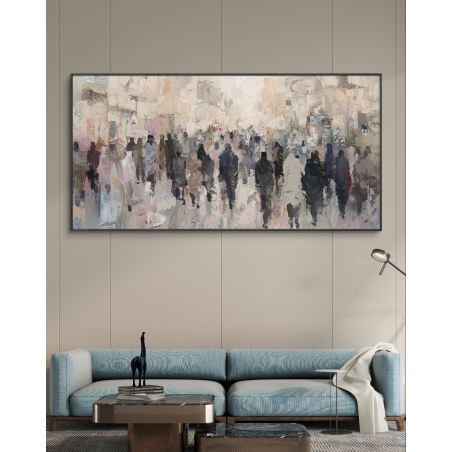 תמונת קנבס לסלון בסגנון אבסטרקט 