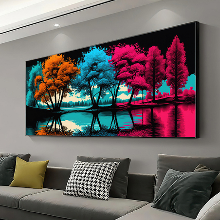 תמונת קנבס מעוצבת עם או בלי מסגרת לסלון  או לחדר השינה דגם 290326