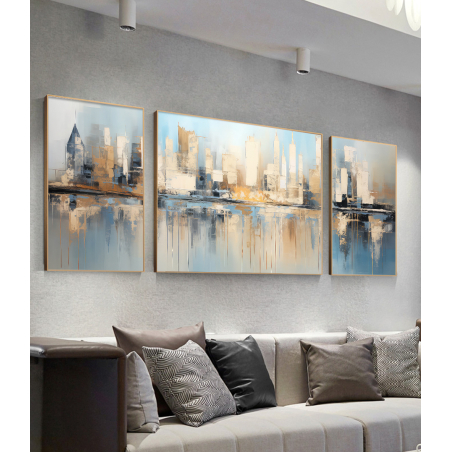 תמונה מחולקת ממוסגרת על בד כותנה מקצועי -דגם 2109231