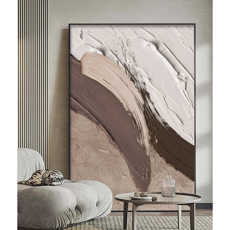 תמונה לסלון או למשרד מודפסת על קנבס כותנה אבסטרקט-מודרני דגם 7654712