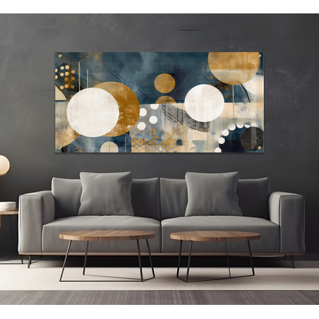 תמונת זכוכית אבסטרקט צבעוניות דגם 210642