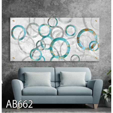 תמונת זכוכית  - למשרד או לסלון  דגם AB662