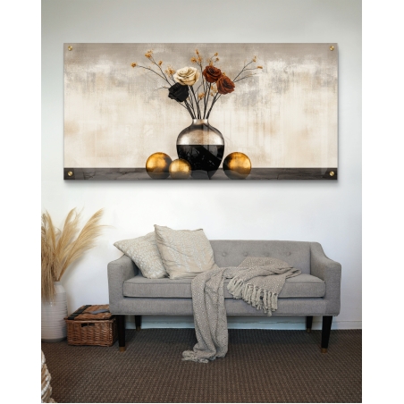 תמונת הדפס על זכוכית לסלון או לפינת אוכל 