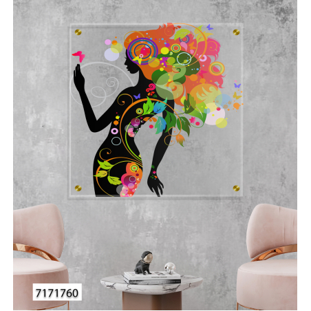 תמונת זכוכית עם רקע שקוף לסלון למשרד או לחדר עבודה דגם 7171760