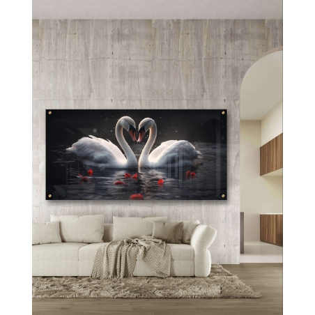 תמונת זכוכית לחדר שינה או לסלון 