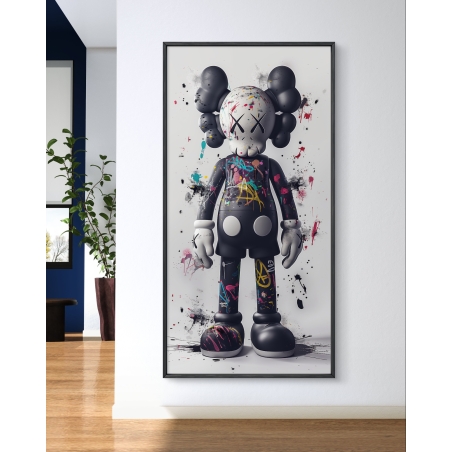 תמונת קנבס מיוחדת לאורך בסגנון עכשווי 