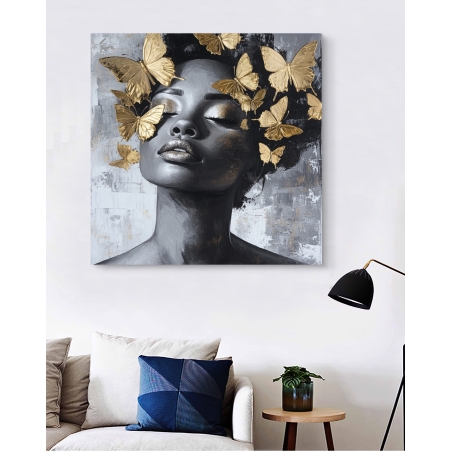 תמונת קנבס מרובעת לסלון 