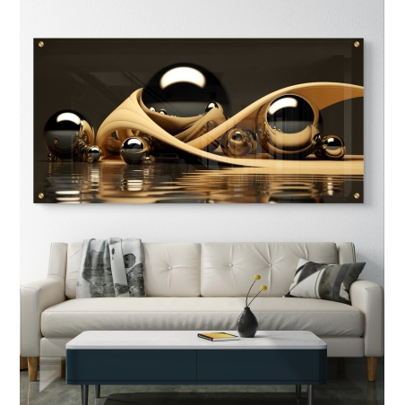 תמונת זכוכית לסלון 