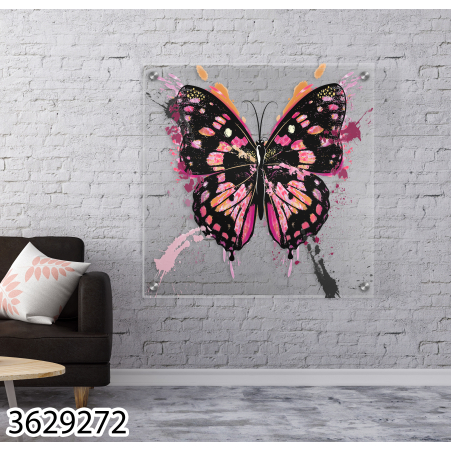 תמונת זכוכית עם רקע שקוף לסלון למשרד או לחדר עבודה דגם 3629272