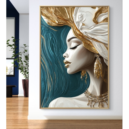 תמונת קנבס לסלון בסגנון דמויות 