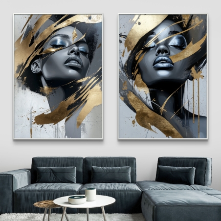 זוג תמונות קנבס 