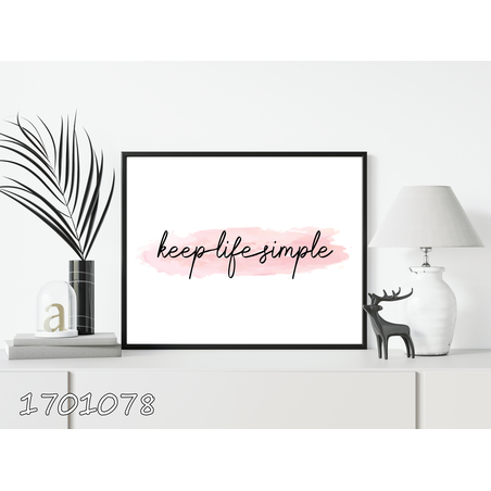 סטים בהרכבה עצמית תמונה דגם 17010783-keep life simple