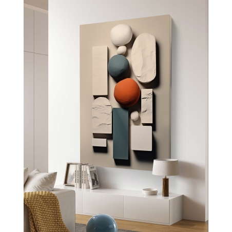 תמונת קנבס סגנון גיאומטרי 