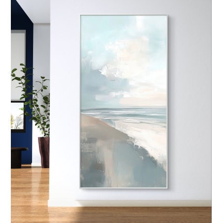 תמונה מודפסת על קנבס לאורך , לסלון 