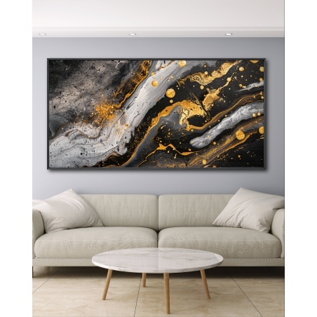 תמונת קנבס לסלון בסגנון אבסטרקט 