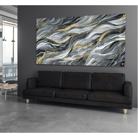 תמונת אבסטרקט על זכוכית מחוסמת 6 מ