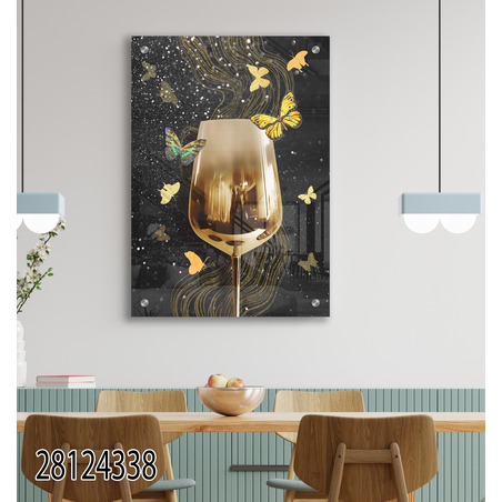 תמונה מעוצבת למטבח מודפסת על זכוכית דגם 28124338