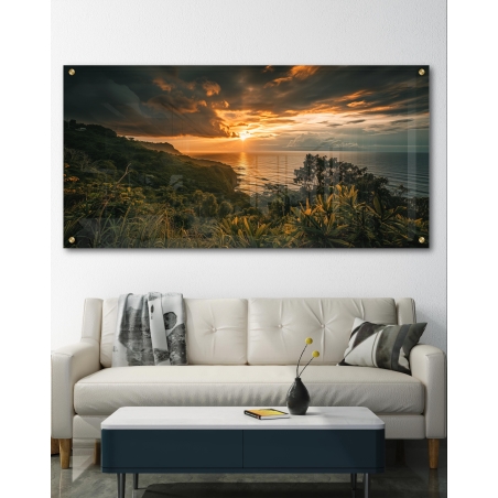 תמונת זכוכית לסלון 