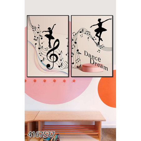 זוג תמונות ממוסגרות לחדר ילדים דגם 4167537