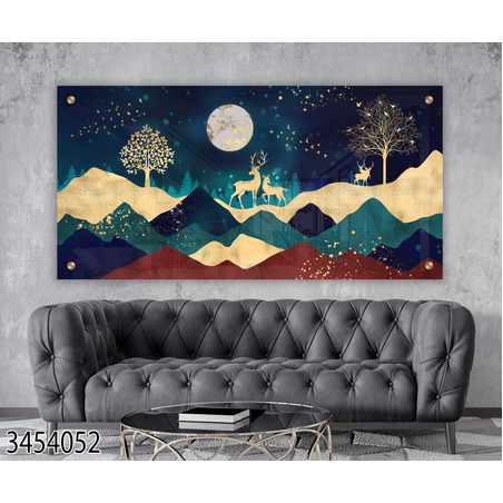 תמונת זכוכית מקורית לסלון או למשרד מודפסת על זכוכית דגם-3454052