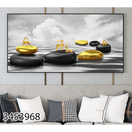 תמונת קנבס עם או בלי מסגרת למשרד או לסלון מוכנה דגם 3453968