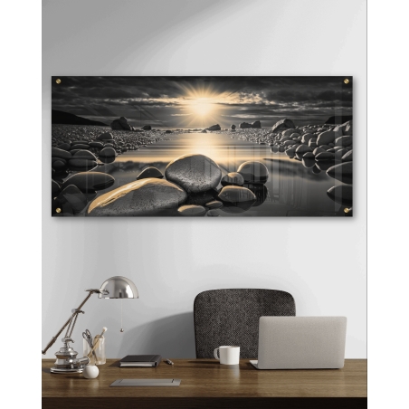 תמונת זכוכית לסלון או למשרד 