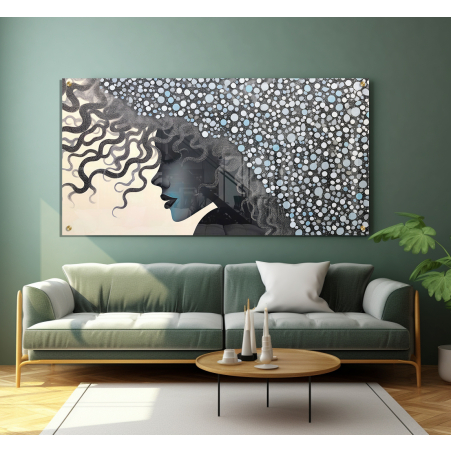 תמונת זכוכית או קנבס לסלון או למשרד עיצוב בלעדי דגם 16072