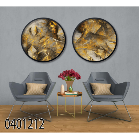 זוג תמונות עגולות דגם 0401212