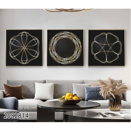 שלישיית תמונות מרובעות לסלון/פינת אוכל/ משרד דגם 2082814