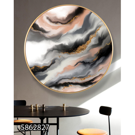 תמונה עגולה לסלון או למשרד-דגם 5862827