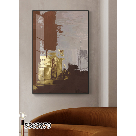 תמונה לסלון או למשרד מודפסת על קנבס כותנה אבסטרקט-מודרני דגם 5565879