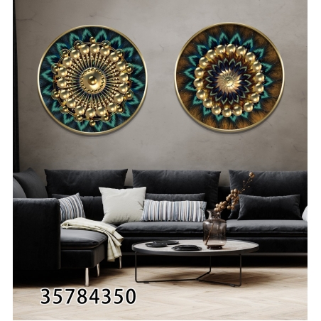 זוג תמונות עגולות דגם 35784350 