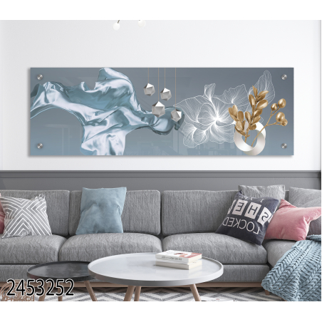 תמונת זכוכית פנורמית מעוצב לחדר השינה או לסלון דגם 2453252