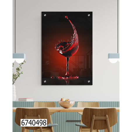 תמונה מעוצבת למטבח מודפסת על זכוכית דגם 6740498