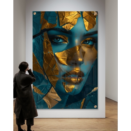 תמונת זכוכית בסגנון דמויות 