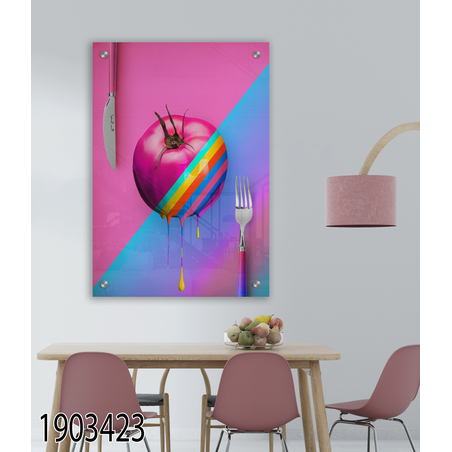 תמונה מעוצבת מקורית מודפסת על זכוכית דגם 1903423