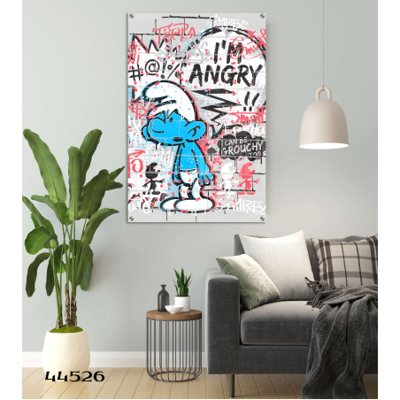 תמונת גרפיטי על קנבס או על זכוכית לבחירתכם דגם 44526