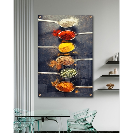 תמונת זכוכית מיוחדת למטבח 