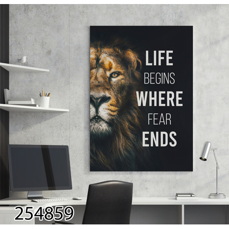 תמונת מוטיבציה מעוצבת עם או בלי מסגרת דגם 254859