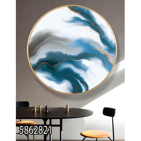 תמונה עגולה לסלון או למשרד-דגם 5862821