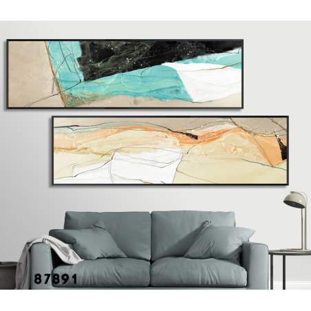 זוג תמונות ממוסגרות רוחב דגם  87891