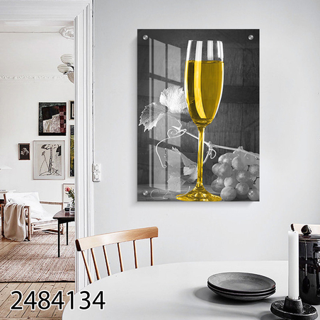 תמונה מעוצבת למטבח מודפסת על זכוכית דגם 2484134