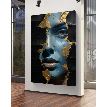 תמונת קנבס לסלון בסגנון דמויות 