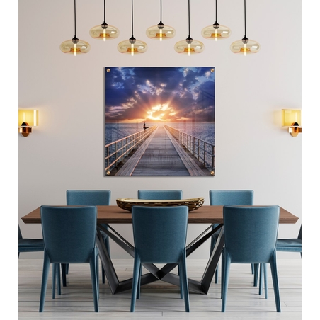 תמונת  זכוכית מרובעת למטבח\פינת אוכל או לסלון דגם 48243874